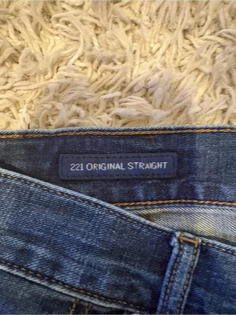 Lucky Brand 221 Original Straight Men’s Jeans 36x32